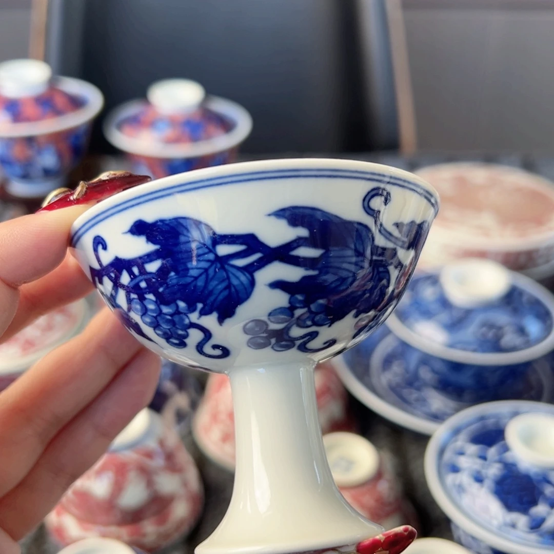 摆件景德镇毛仔柴窑主人杯