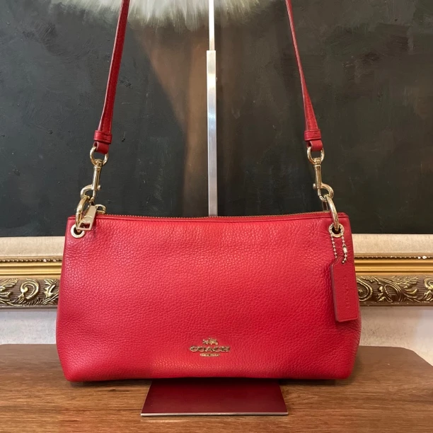 95新 COACH/蔻驰 coach蔻驰单斜跨包/003722/尺寸28*17