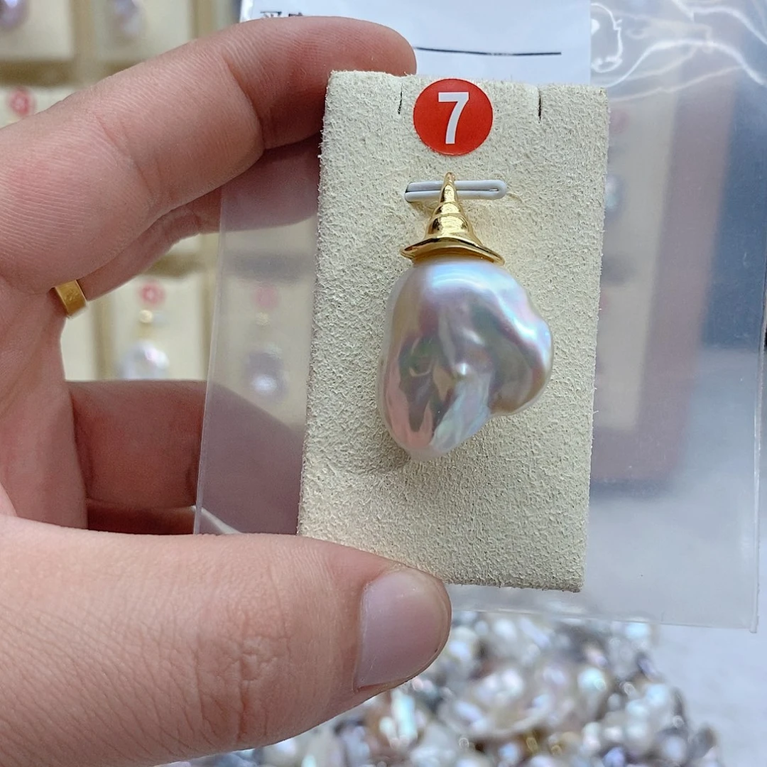 淡水珍珠颈饰银S925镶嵌