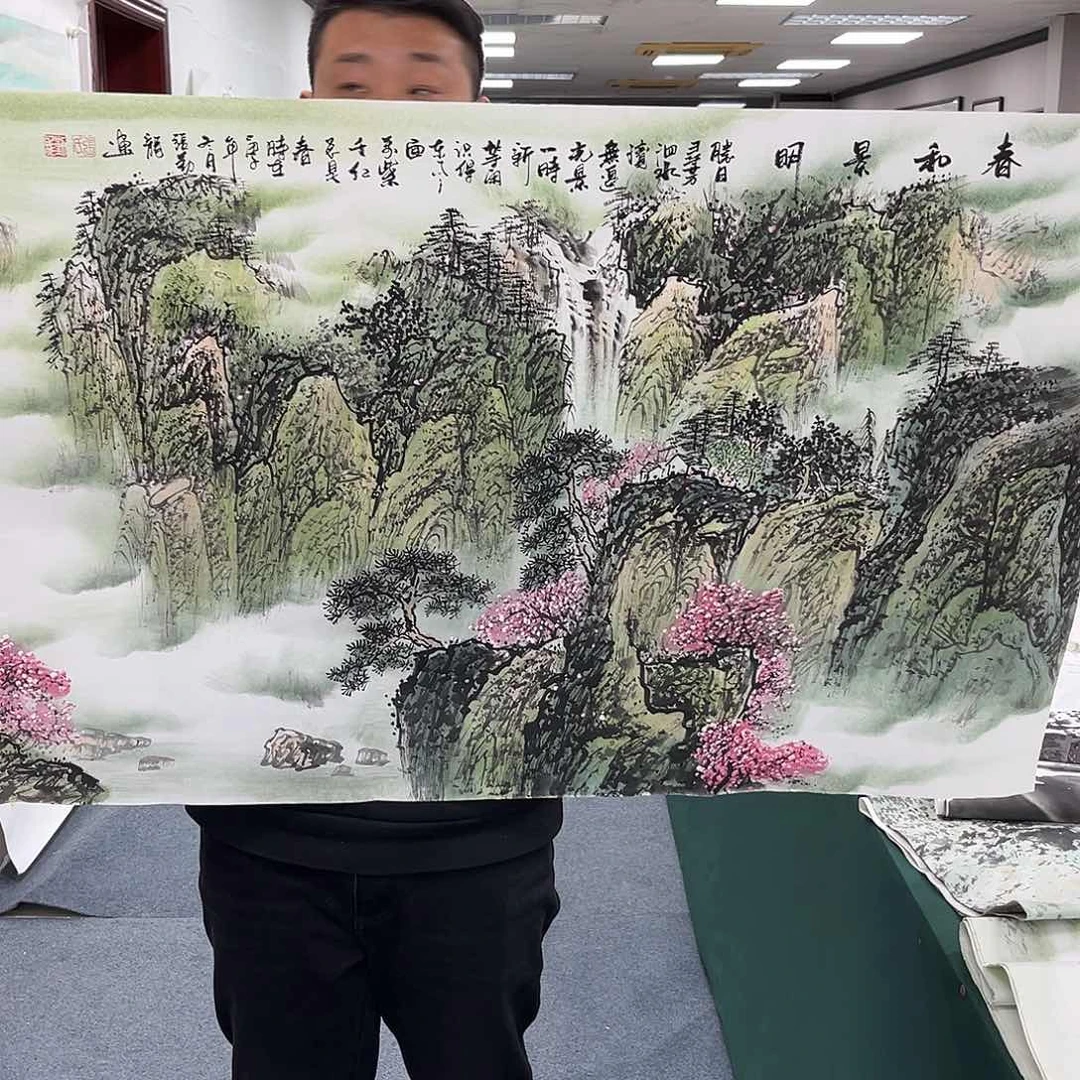 国画宣纸国画纯手绘作品