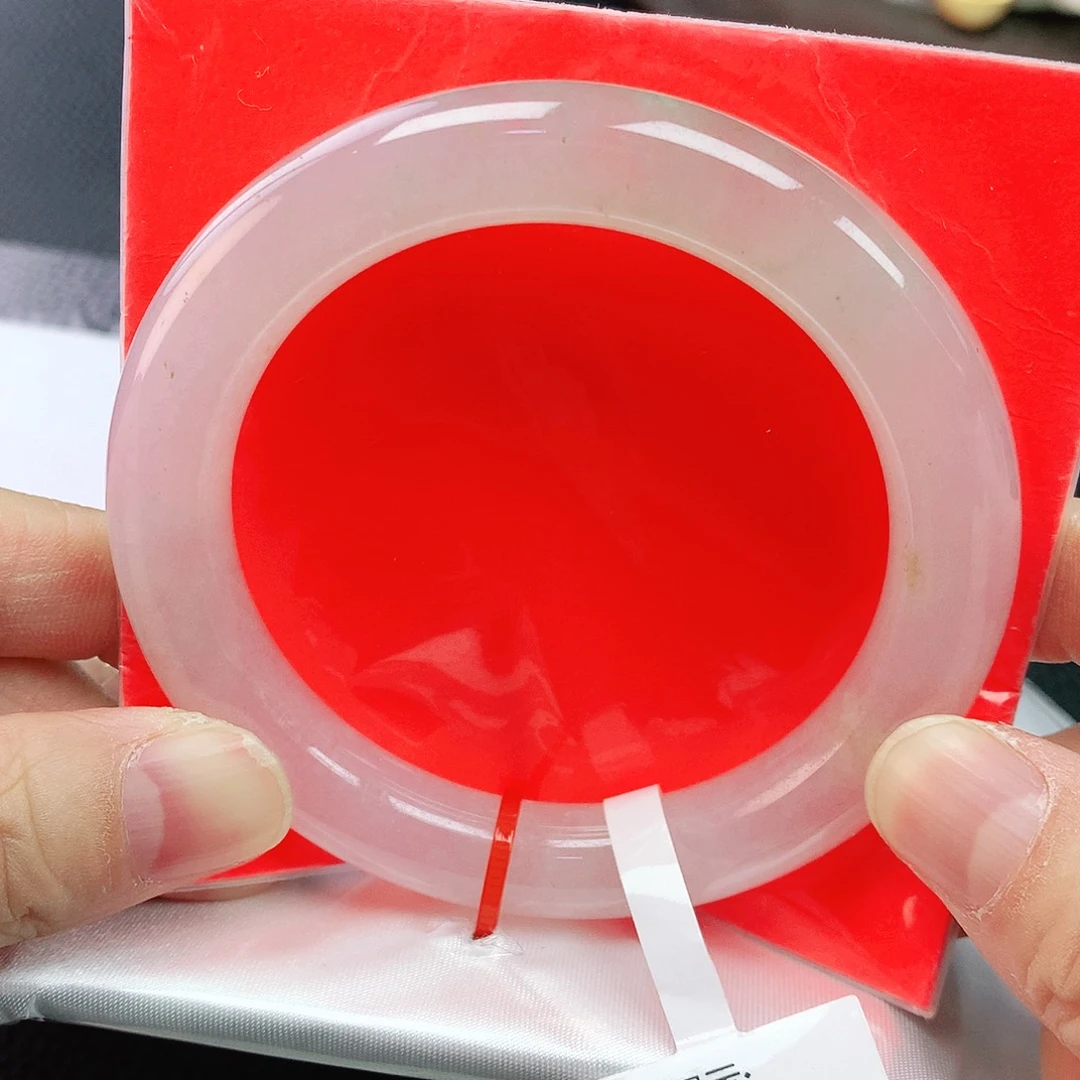 未镶嵌手镯（圆镯）翡翠55冰