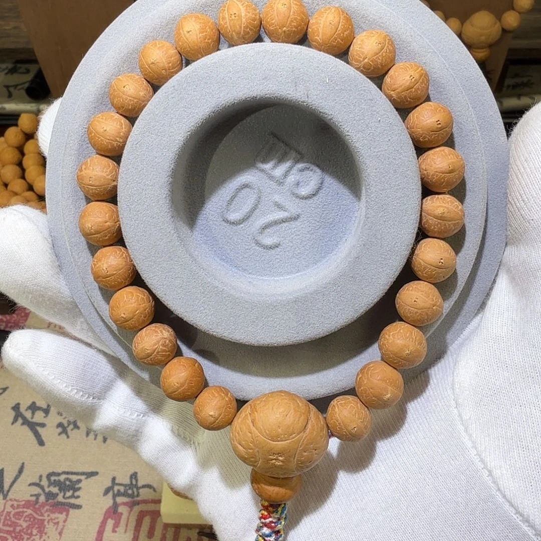 炯***师手串凤眼菩提金豆9.7-10.1mm