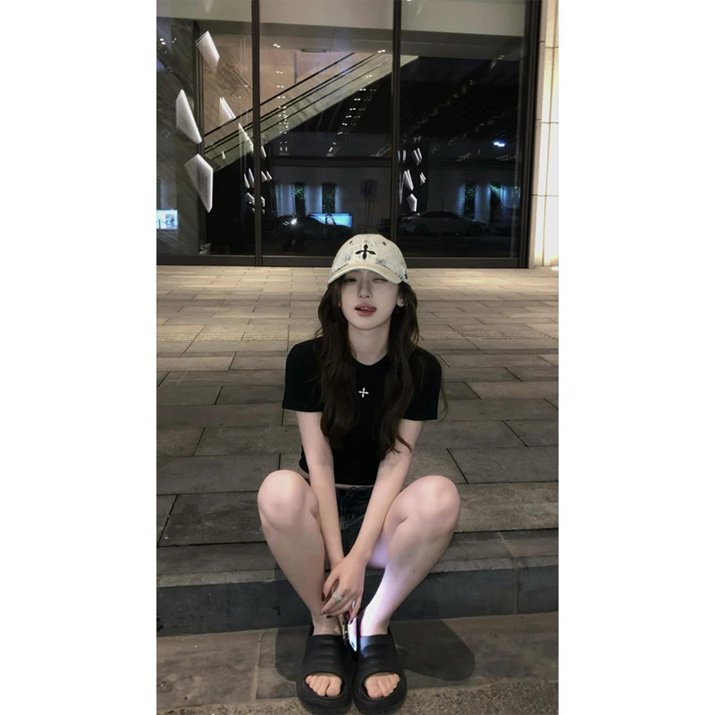 【婉如新生】韩系小清新纯棉短袖t恤女夏季独特超好看宽松上衣休闲