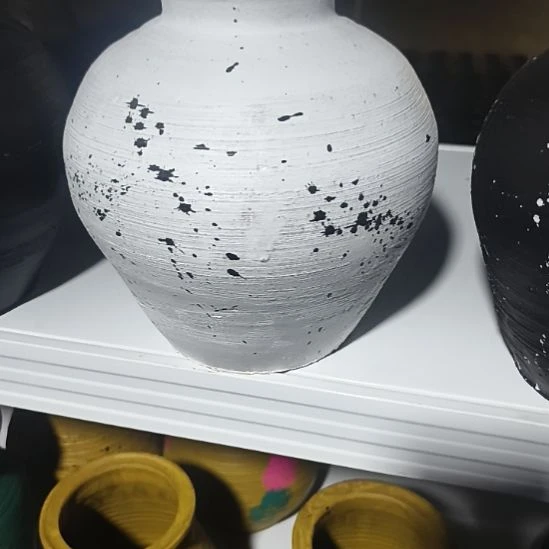 白泼墨拉丝口径8高度19默认无孔（需要打孔自行备注）