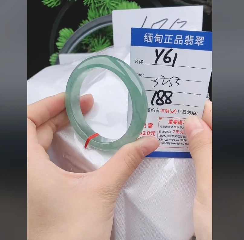 Y61【正品 缅甸翡翠】实物以直播间为准微色差