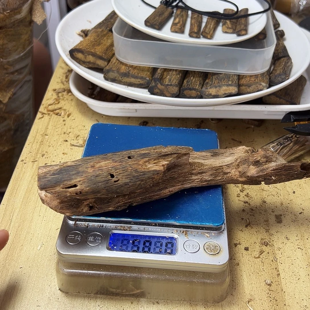 香料绿奇楠虫漏58克乌身圆叶