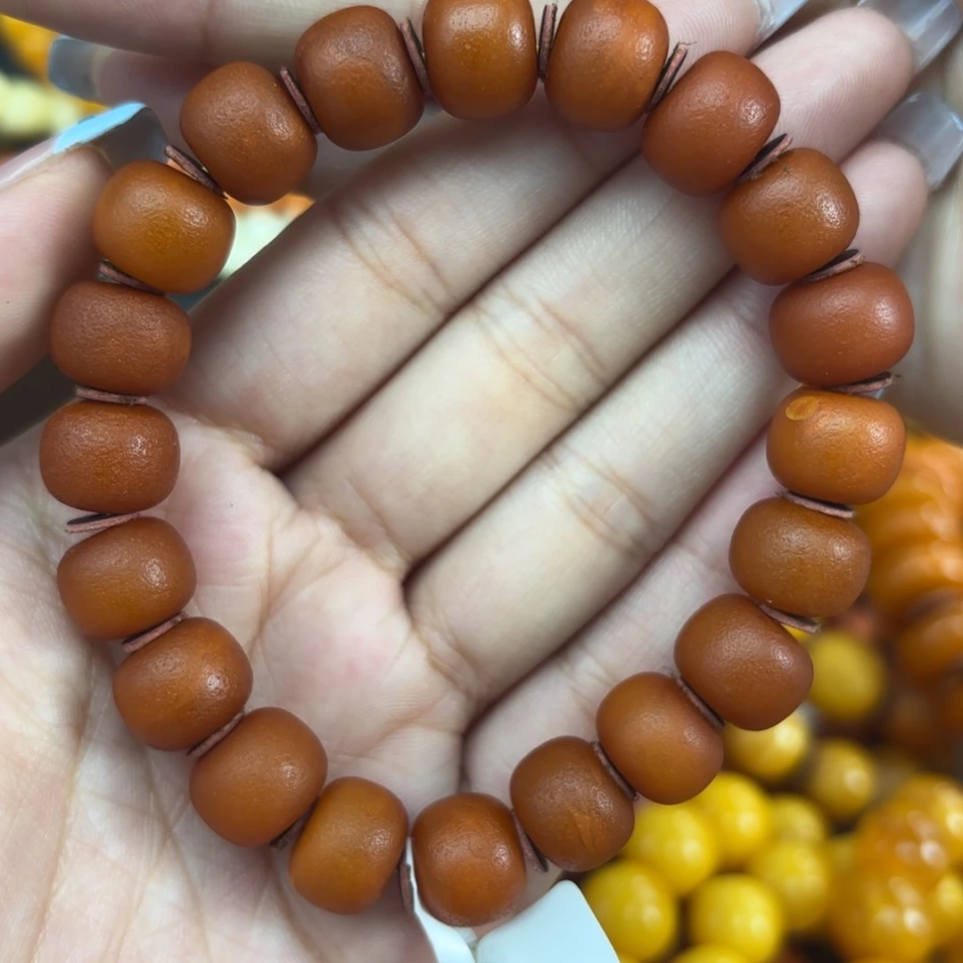 未镶嵌琥珀手链蜜蜡