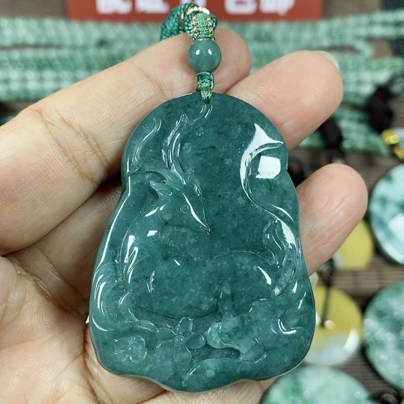 【闪购商品】翡翠颈饰未镶嵌玉吊坠翡翠玉一路有你一路相伴