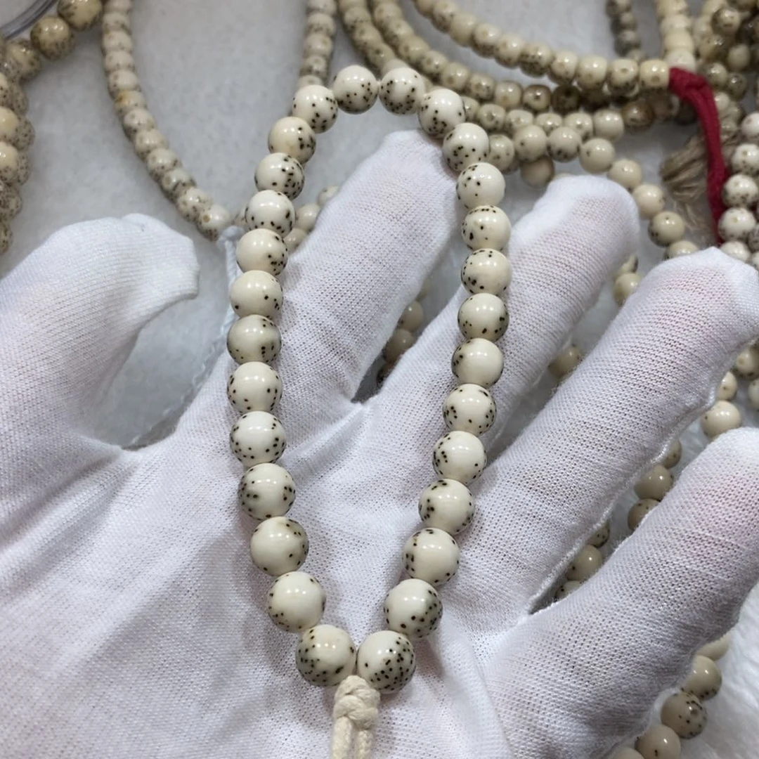 星月菩提手串随***安石玉8圆