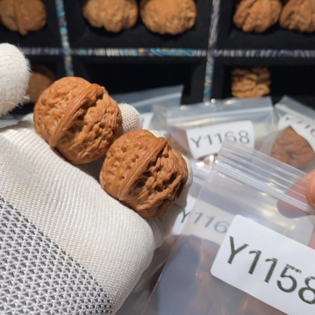 吊坠文玩核桃41全品房山山地磨大克重