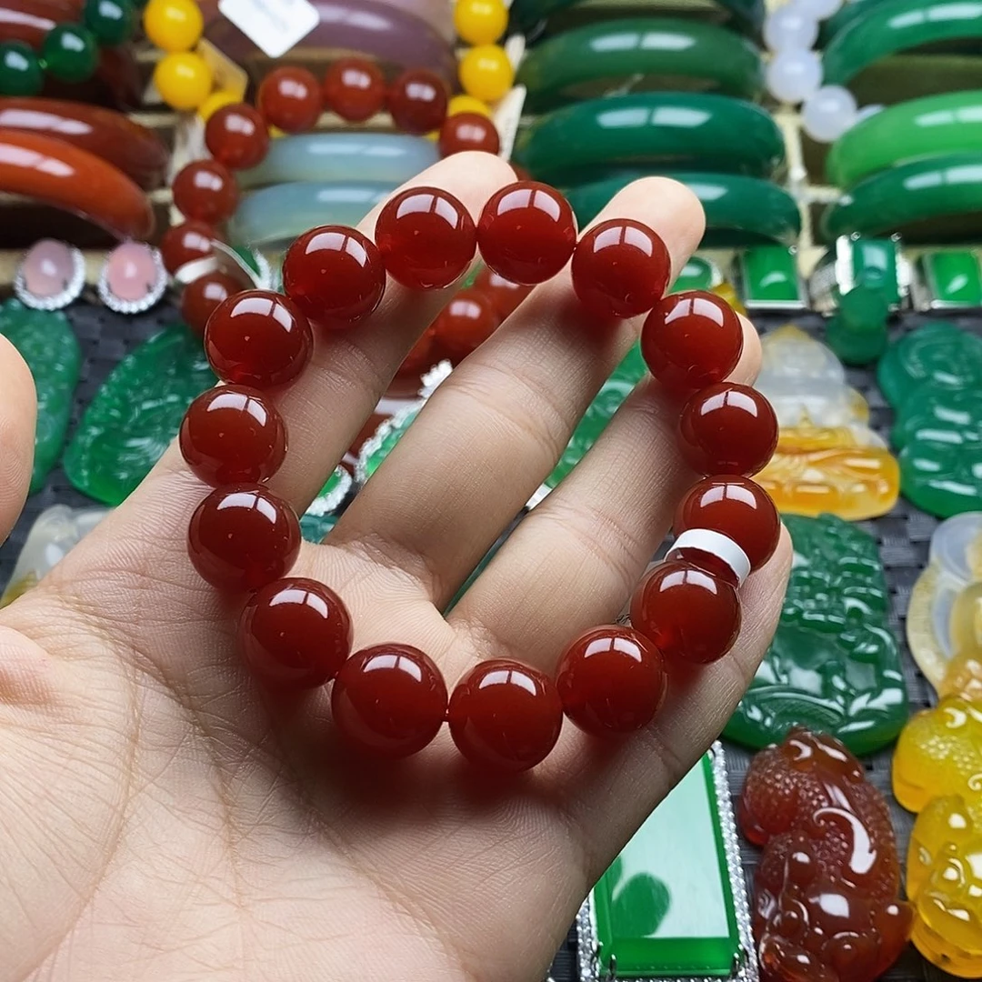 丹***丹玛瑙/玉髓未镶嵌手串