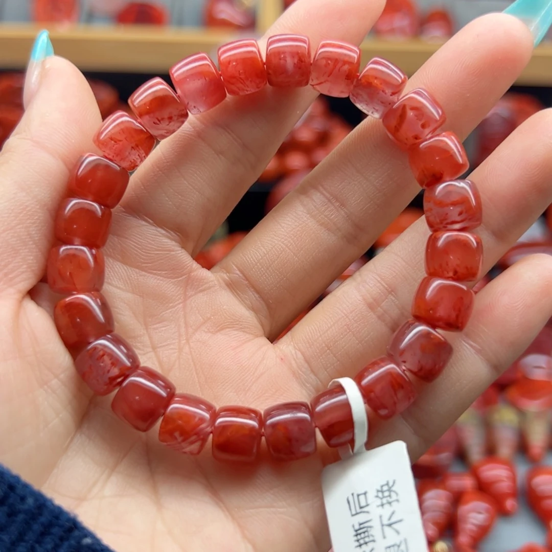 南红玛瑙配饰未镶嵌8.8mm