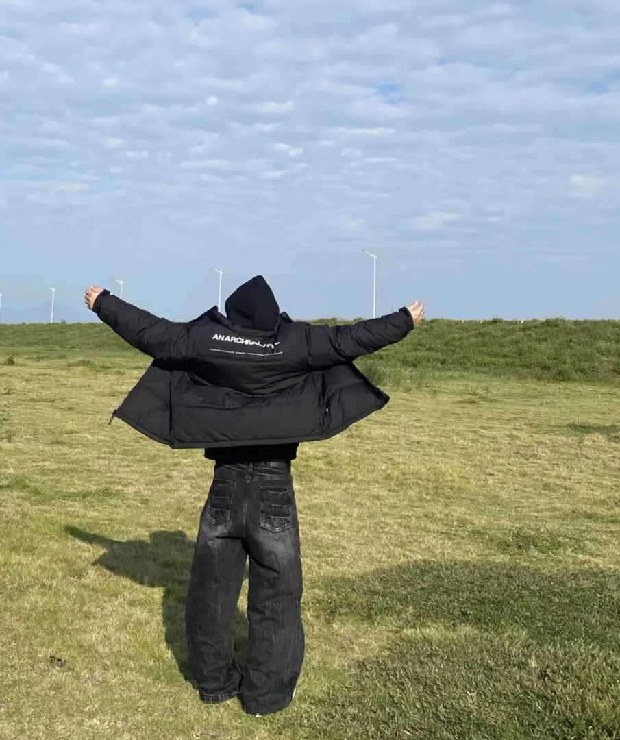 （瑕疵！介意勿拍）某保499！国潮嘎嘎外套男女同款