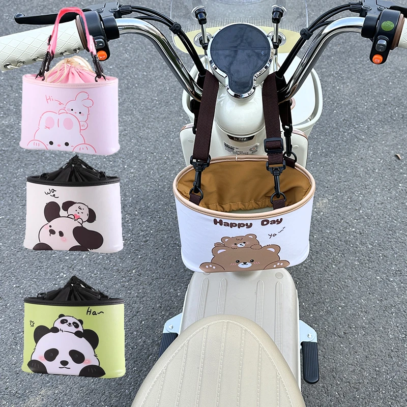 电动车前置物兜挂物包防水收纳包电瓶车扶手挂包大容量手机储物包