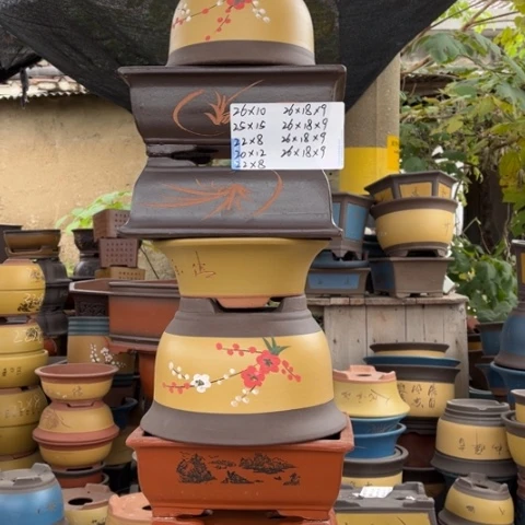 花盆紫砂特价包邮送