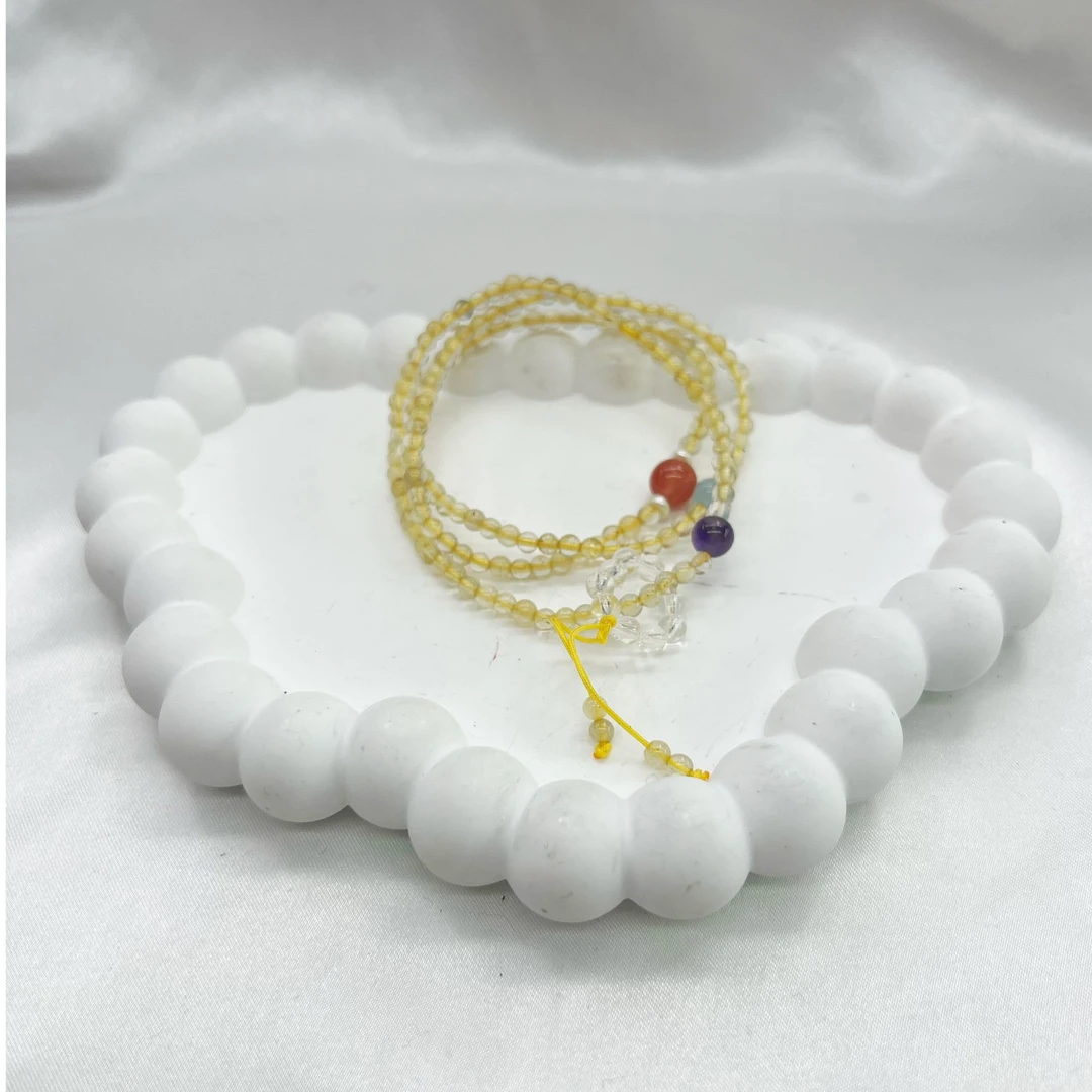 0124金发晶多圈精品手串