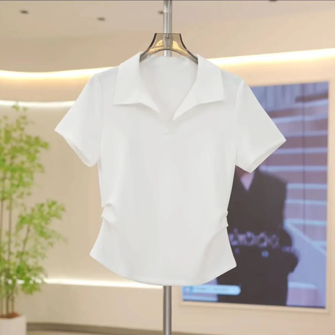 夏季新款百搭显瘦气质设计感女士T 恤Q25BT2151