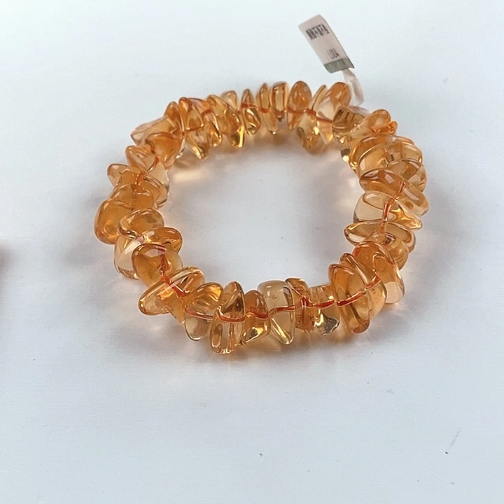 未镶嵌手链水晶暴力黄