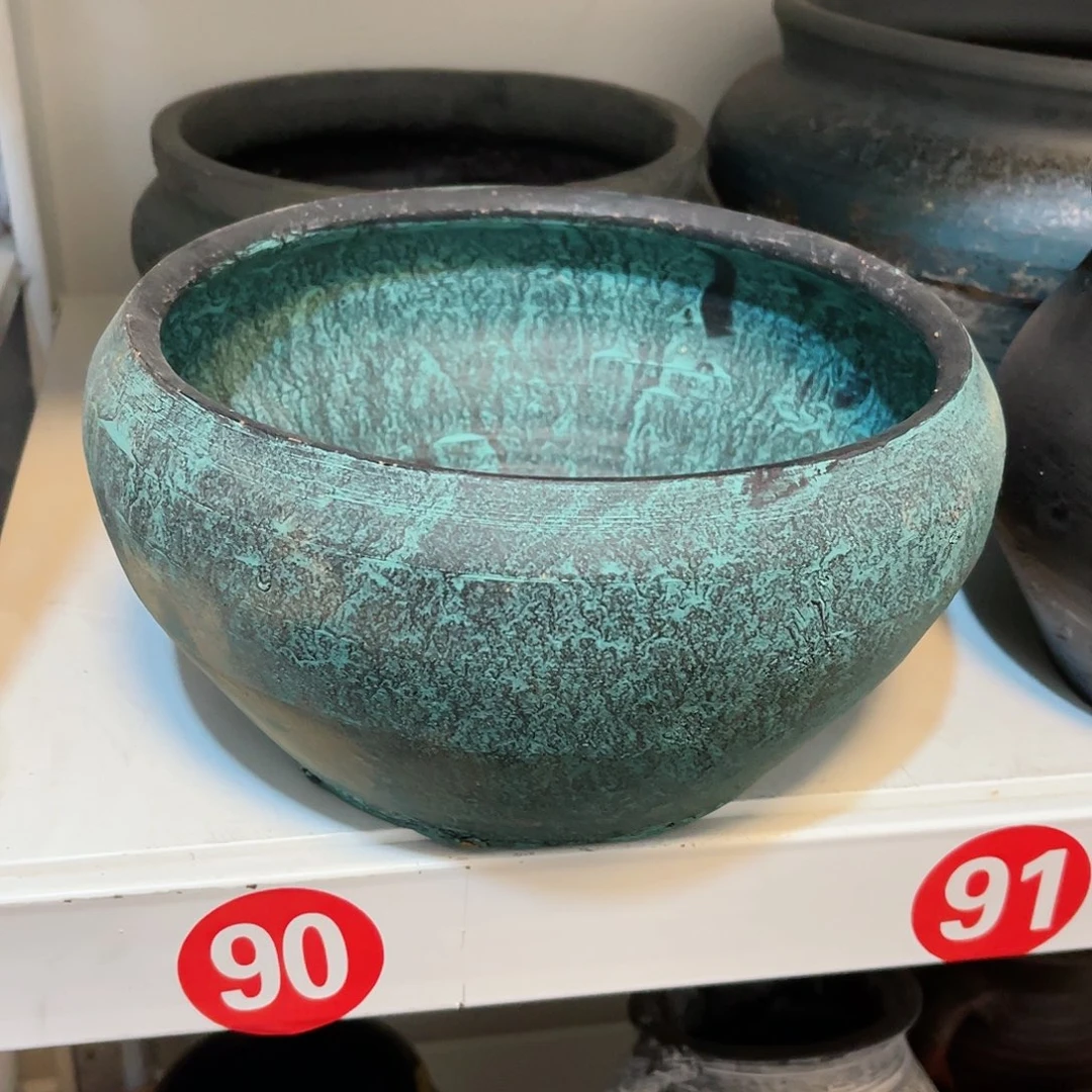红陶无孔口径20高度11