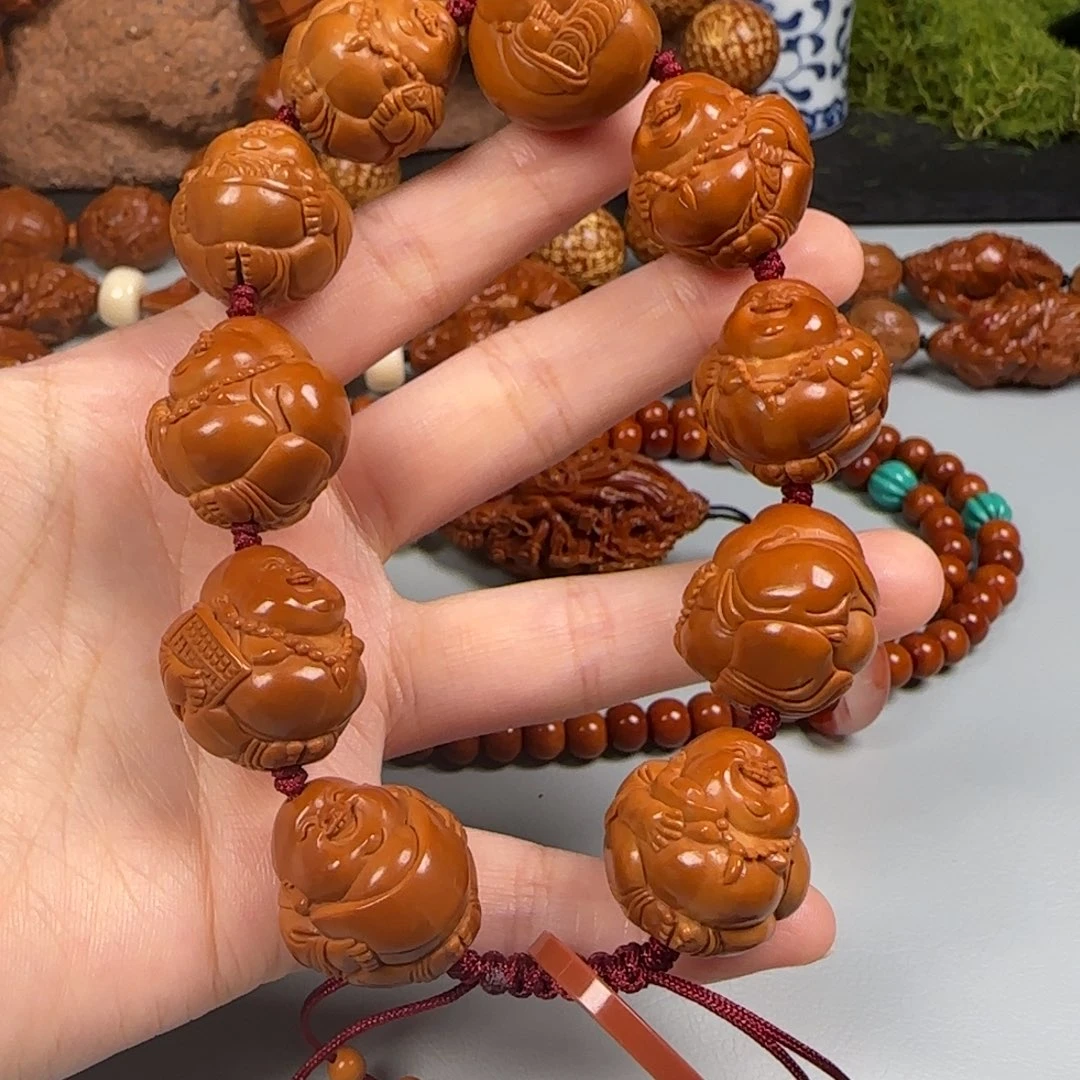 橄榄核手串/手链20弥勒