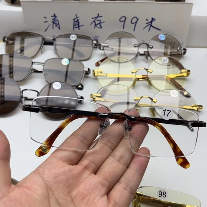 无框款白水晶商务，17