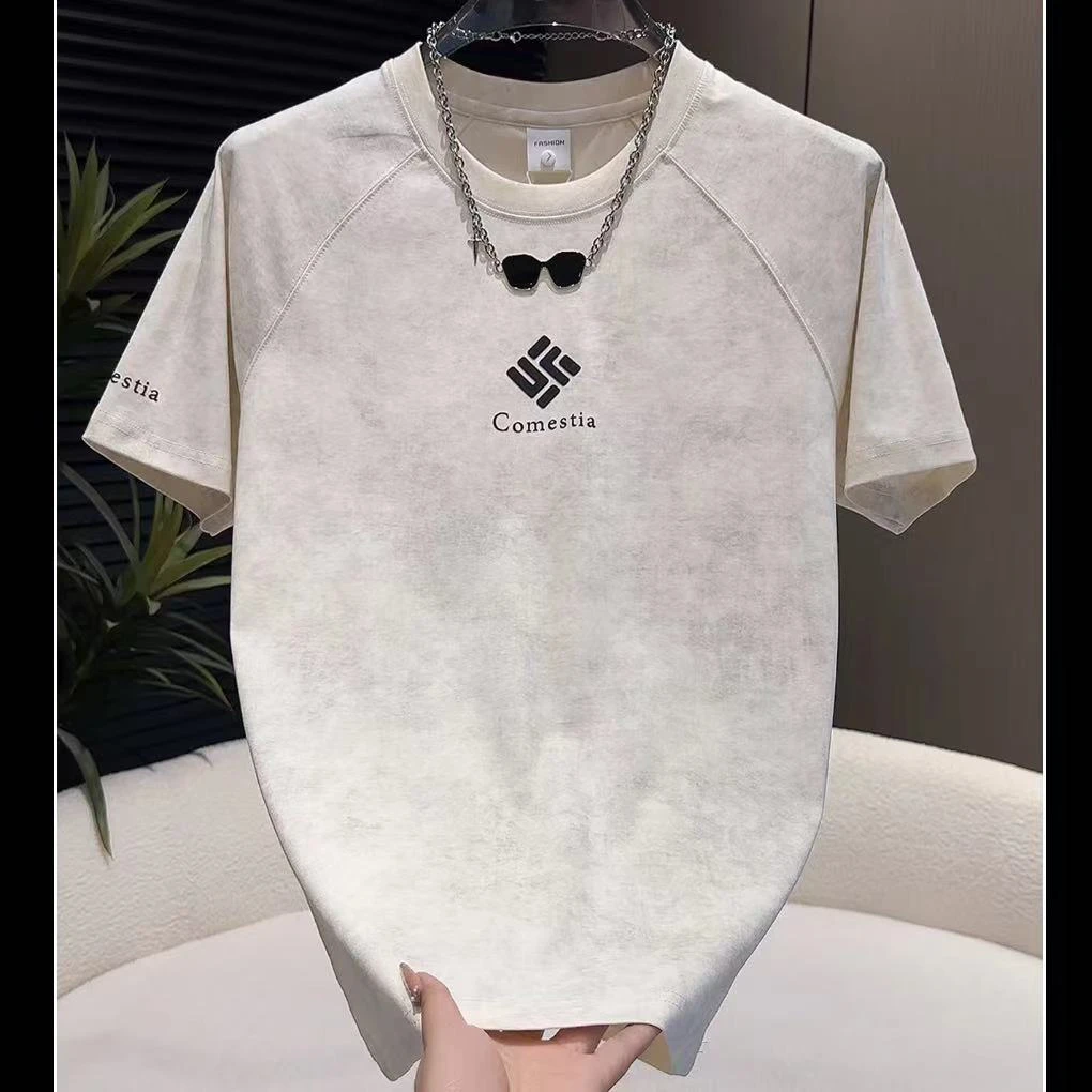 2025男士百搭【扎染印花百搭休闲】新款潮流短袖6006