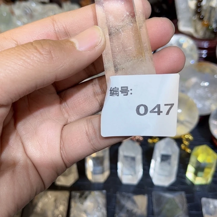 水晶摆件未镶嵌六棱柱