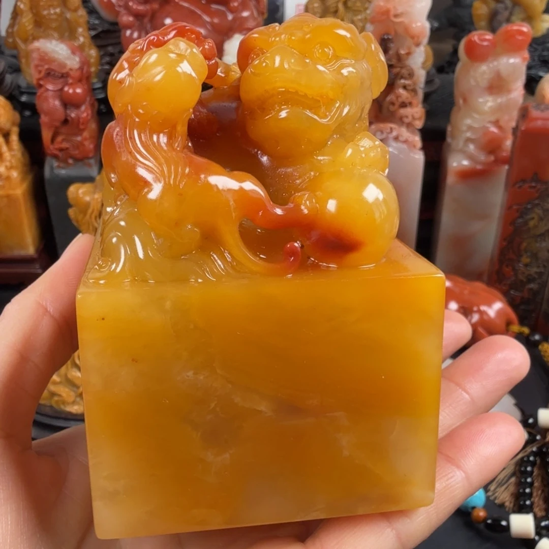 雁***羊寿山石寿山石印章