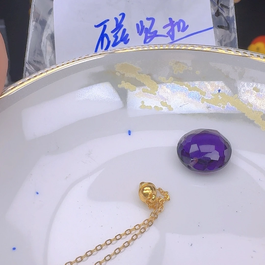 银S925镶嵌颈饰紫晶紫水晶925镶嵌10