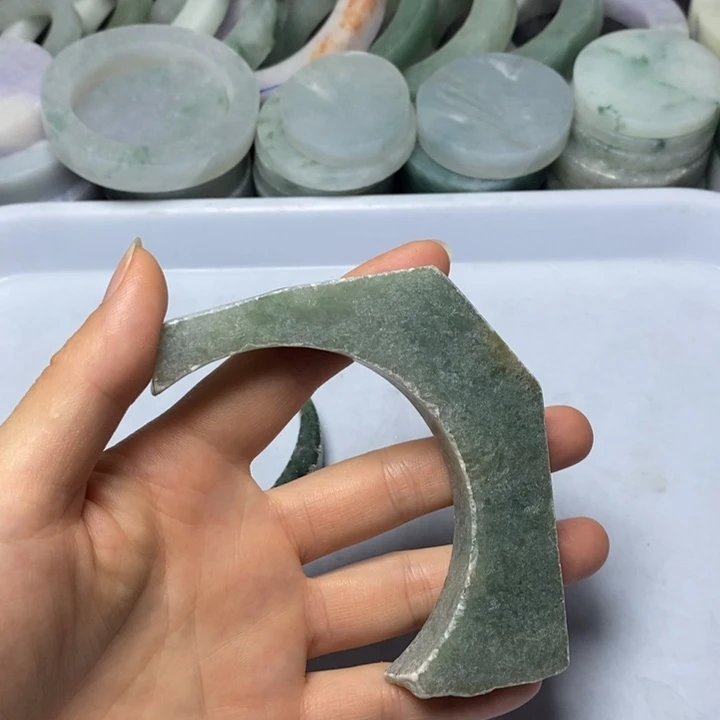 翡翠裸石翡翠边角料