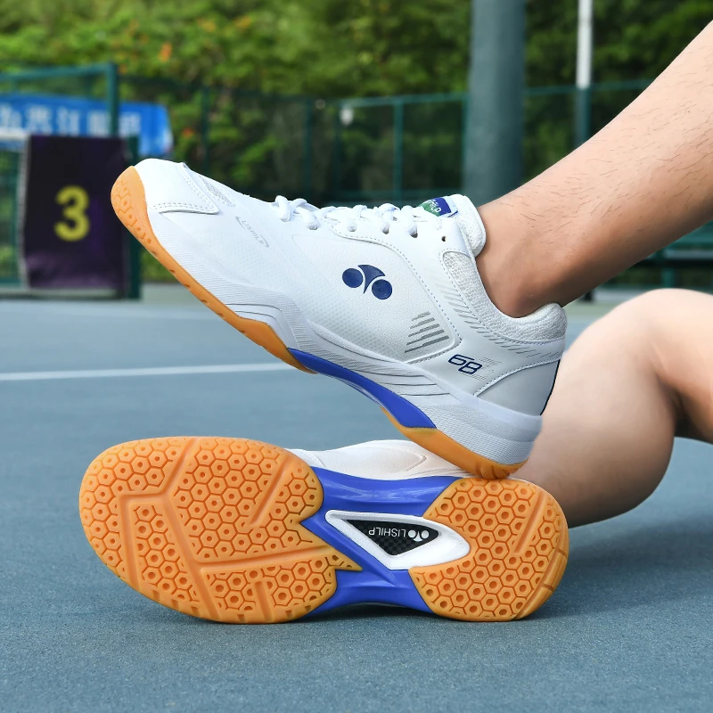 【断码处理】潮兽岛羽毛球鞋男女款透气防滑正品网球比赛训练运动鞋