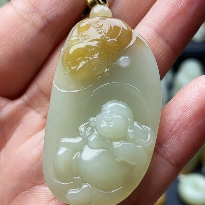 和田玉（糖玉）未镶嵌颈饰