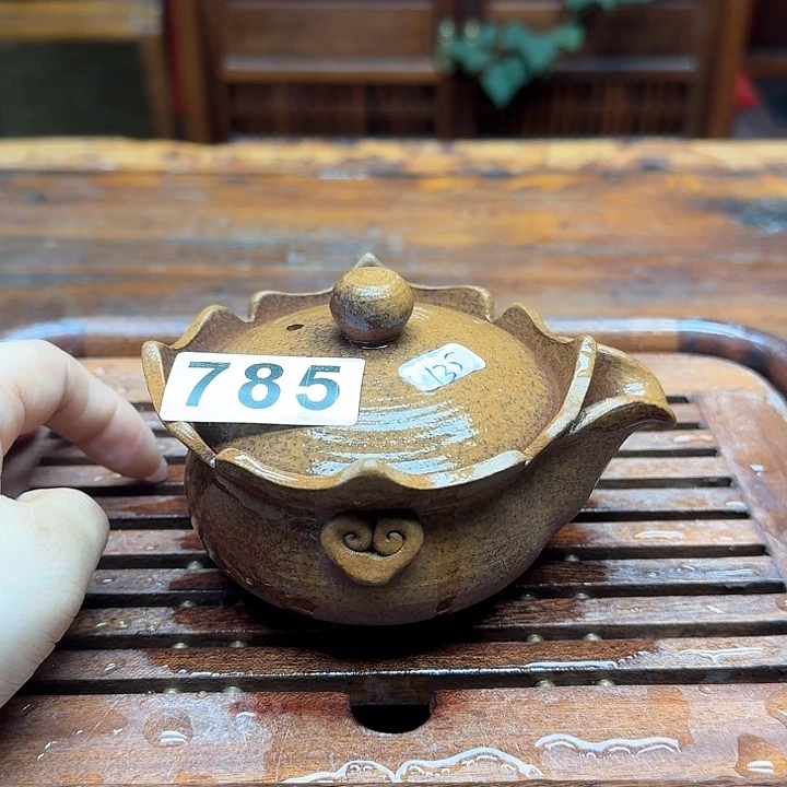 纯手工制作粗陶茶具