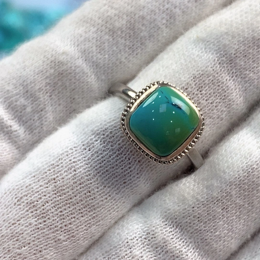 绿松石银S925镶嵌配饰