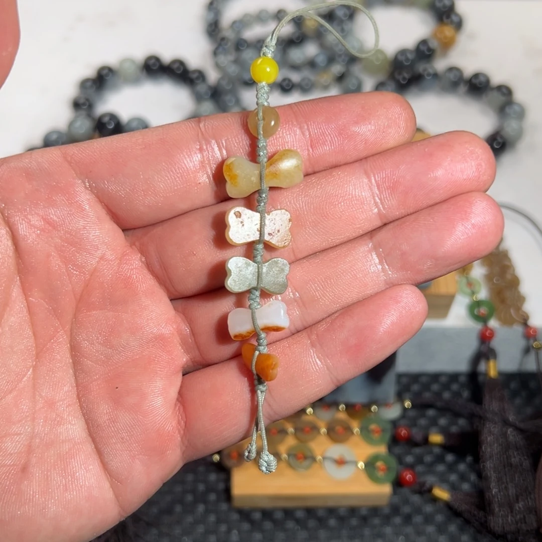 和田玉（糖玉）未镶嵌车挂