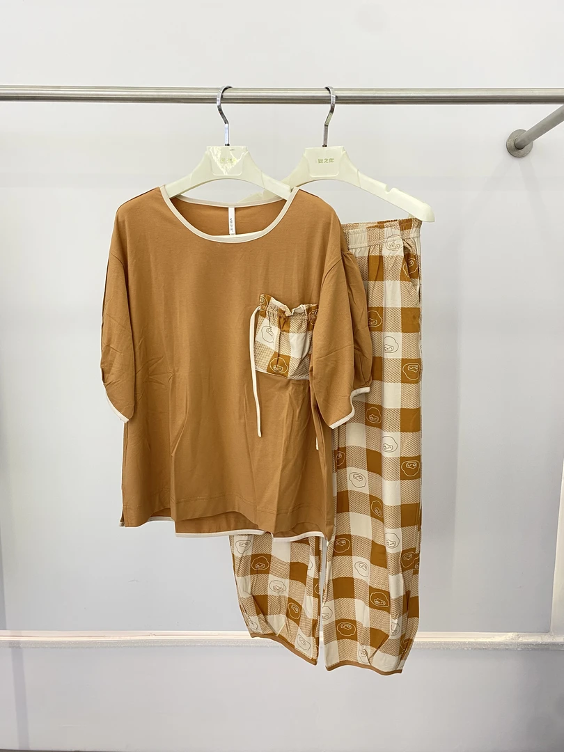 彩色家女士睡衣家居服20471
