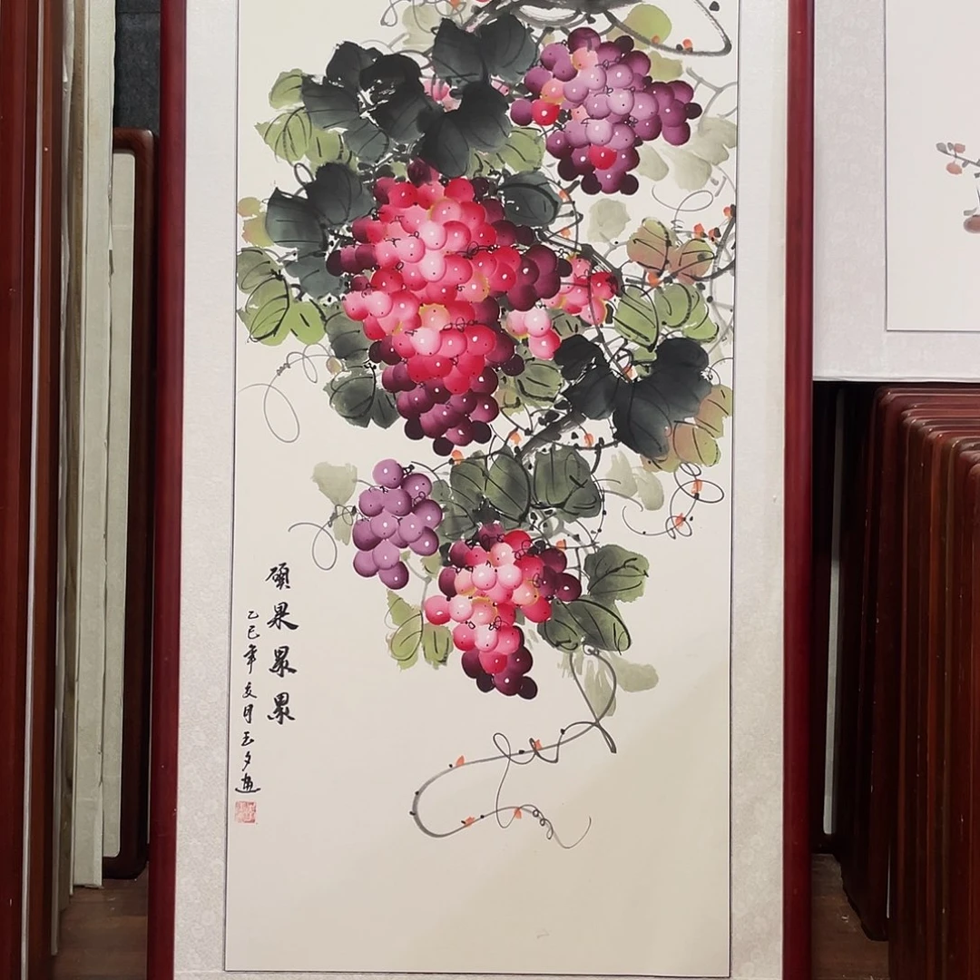 国画带框尺寸63*123厘米