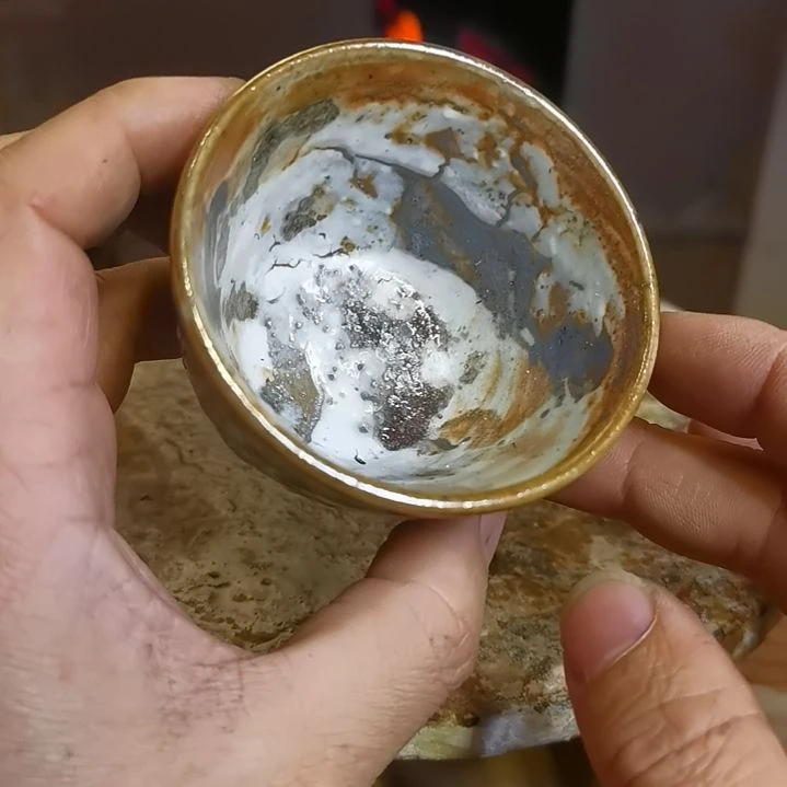盘手工高温原矿窑变