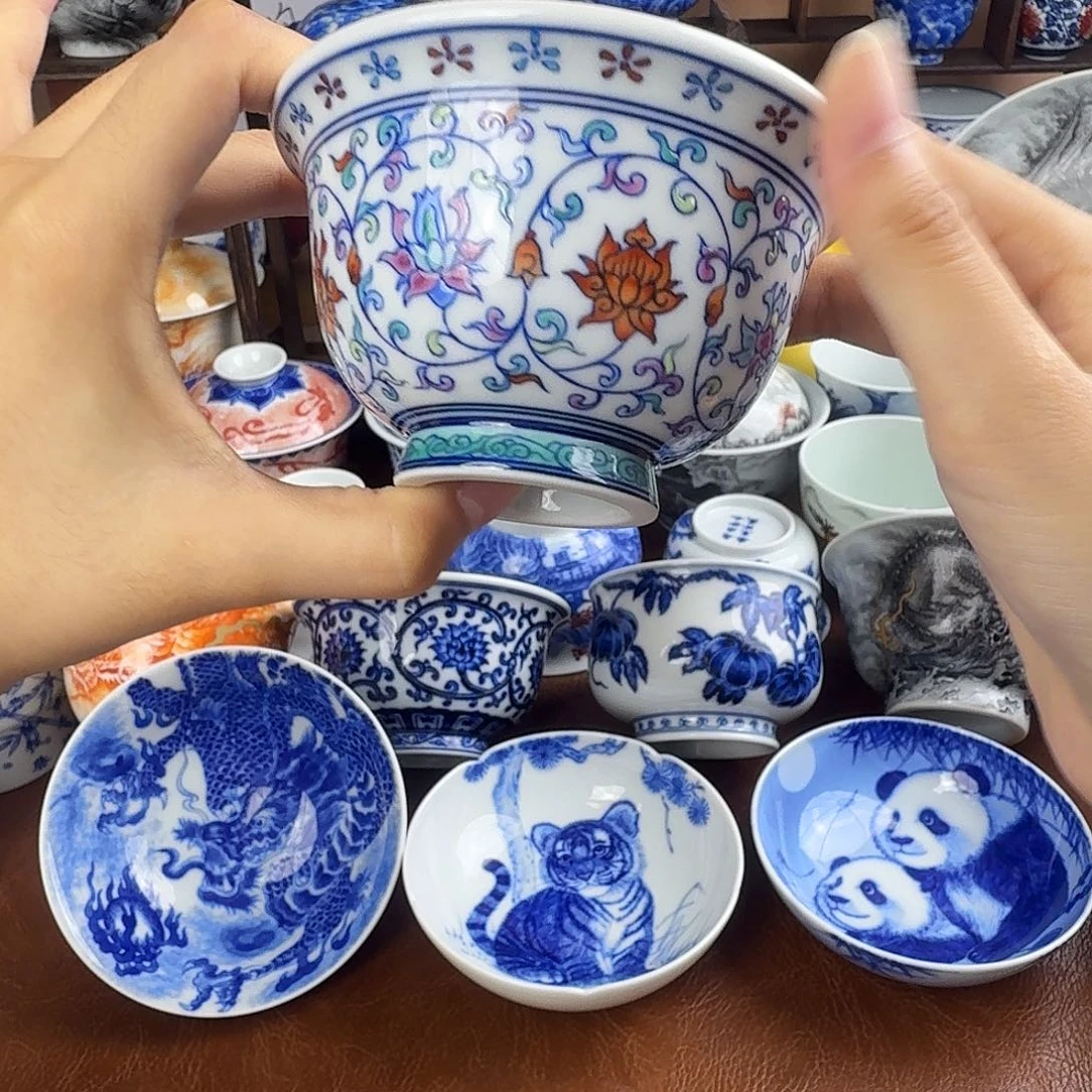 景德镇陶瓷手绘作品