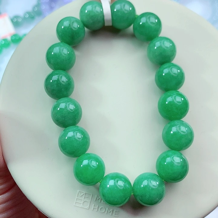 翡翠未镶嵌手链卡12.4