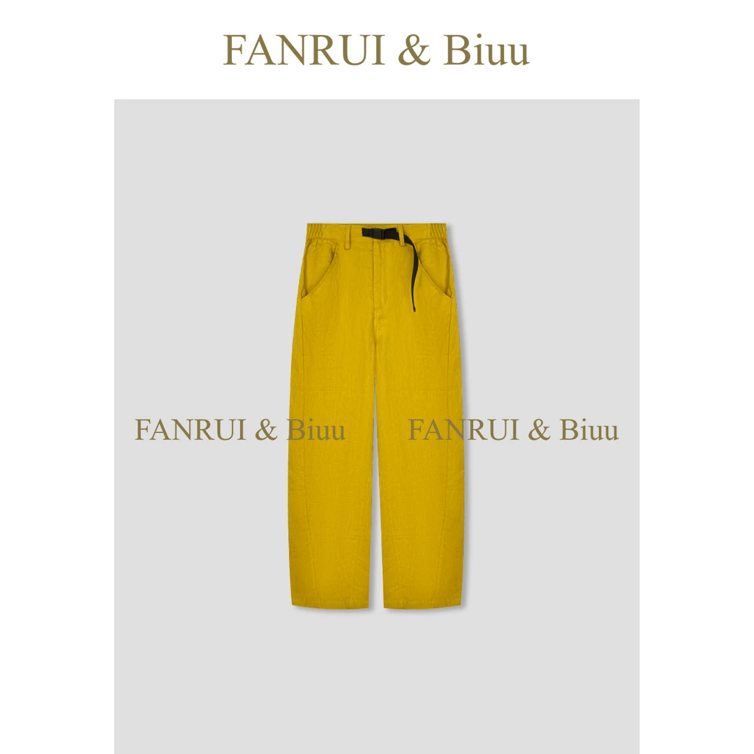 FANRUI/泛芮「帆谒」新款复古宽松百搭直筒休闲工装牛仔裤女