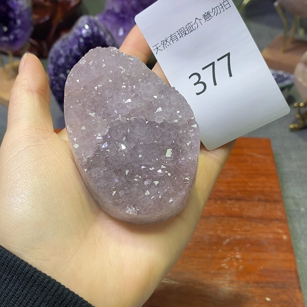 珠宝半成品紫晶未镶嵌