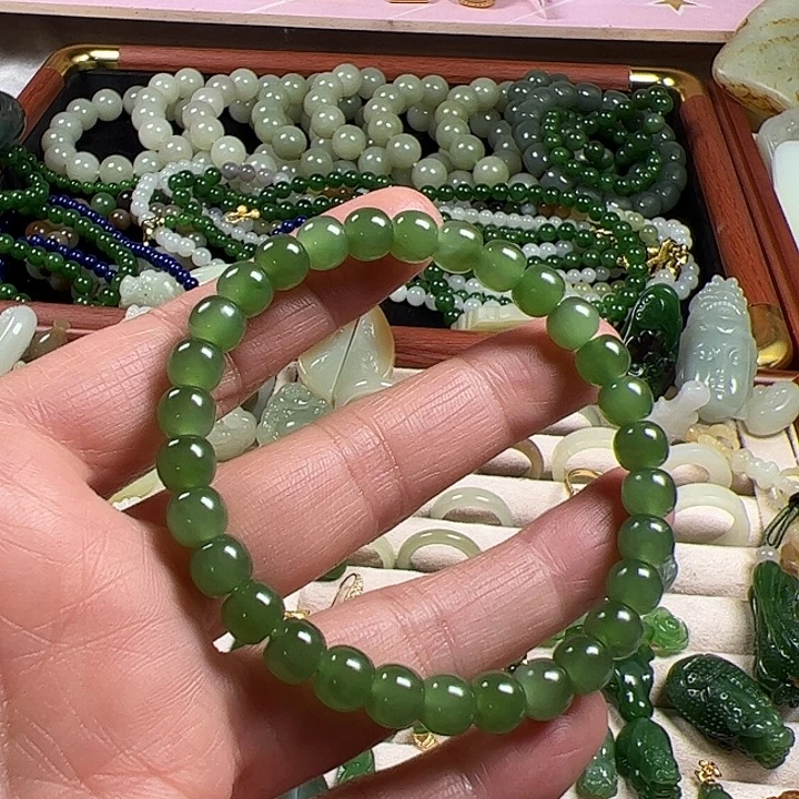 和田玉（糖玉）未镶嵌手链