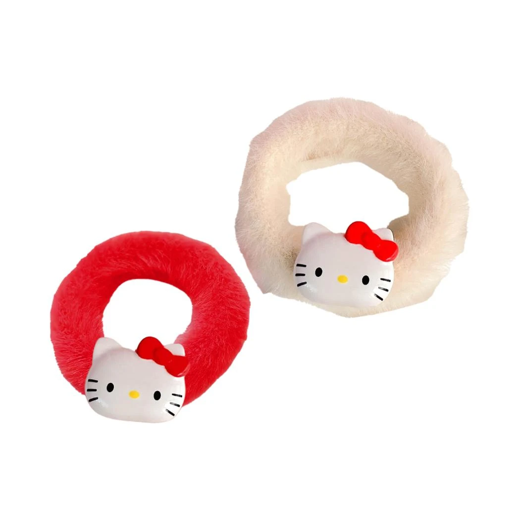 Hello Kitty-毛毛系列个装绒绒皮筋（混）