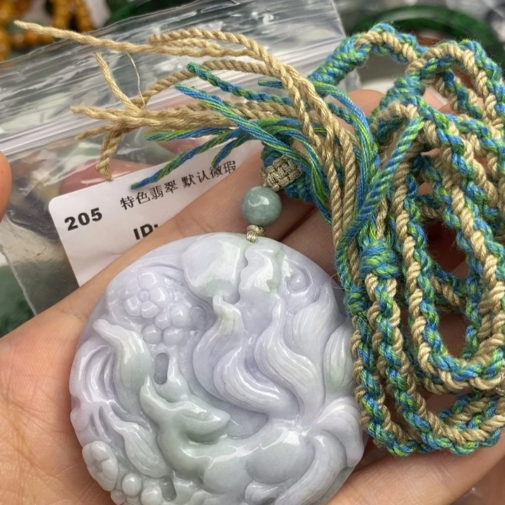 颈饰未镶嵌翡翠吊坠