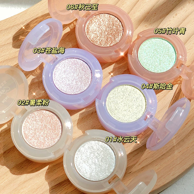 【品牌正品】XIXI灯泡计划单色便携眼影珠光爆闪高光超闪鼻头