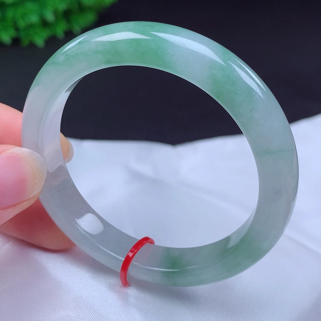 翡翠未镶嵌手镯52圈438022