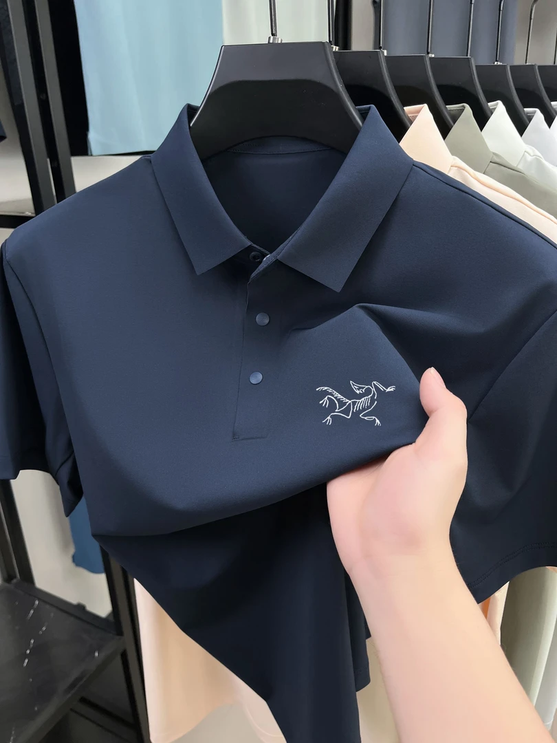【奥特莱斯】正品刺绣鸟家男士Polo衫2025男款夏季商务翻领短袖T恤