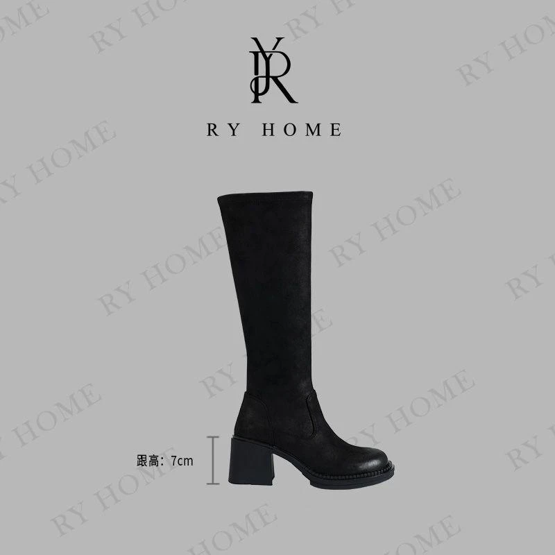 【容雨RYHOME】高邦透气弹力布长筒靴253X1348