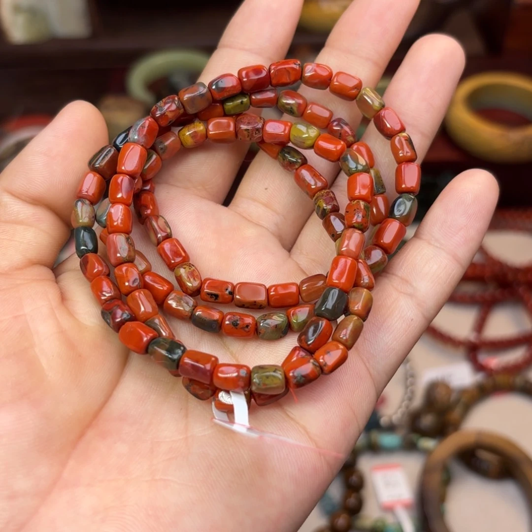 南红玛瑙颈饰未镶嵌芬**织